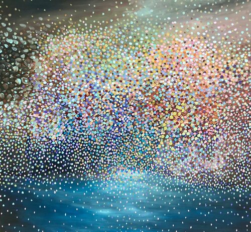Paint the Stars van Theo Papathomas, Schilderij te koop op Singulart