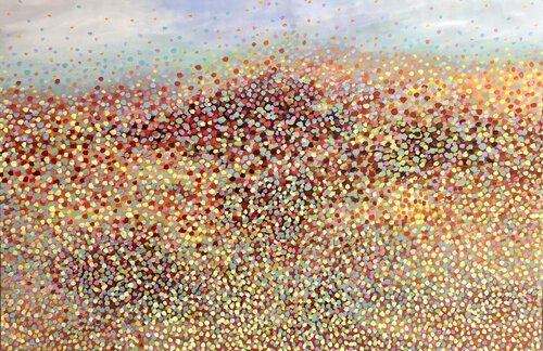 Yellow Pearls van Theo Papathomas, Schilderij te koop op Singulart