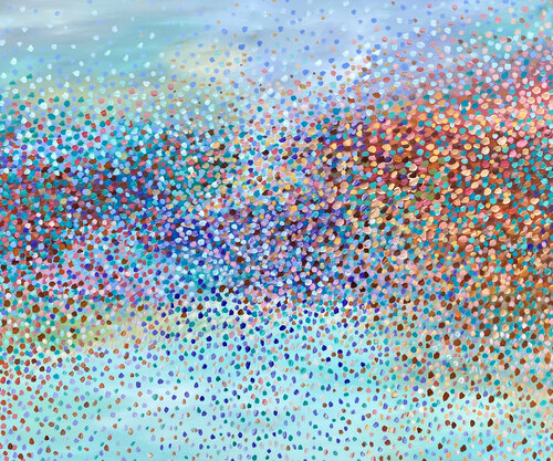 Jewels in the sky van Theo Papathomas, Schilderij te koop op Singulart