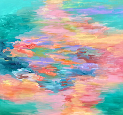 Sunset Reflections di Theo Papathomas, Pittura in vendita su Singulart