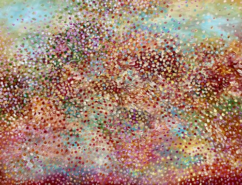 Rainbow Veil di Theo Papathomas, Pittura in vendita su Singulart