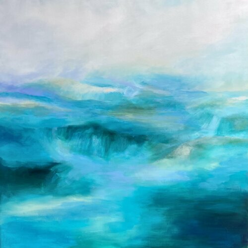Coastal Dreams van Theo Papathomas, Schilderij te koop op Singulart