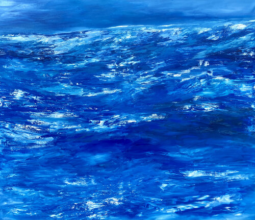 The Big Blue van Theo Papathomas, Schilderij te koop op Singulart