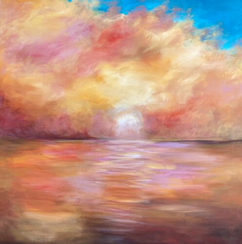 Sunset van Theo Papathomas, Schilderij te koop op Singulart