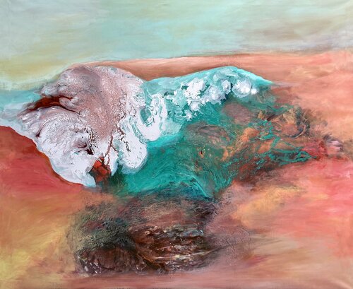 Glowing Land van Theo Papathomas, Schilderij te koop op Singulart