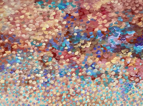 Colours of Love van Theo Papathomas, Schilderij te koop op Singulart