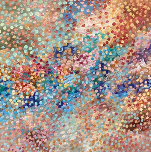 Heart of the Rainbow van Theo Papathomas, Schilderij te koop op Singulart