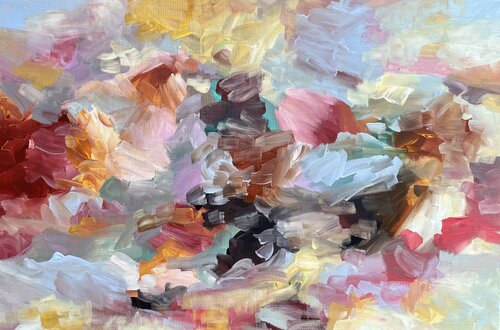 Burst of Colours van Theo Papathomas, Schilderij te koop op Singulart