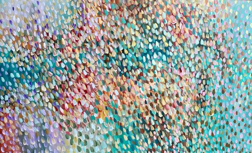 Field of Beauty di Theo Papathomas, Pittura in vendita su Singulart