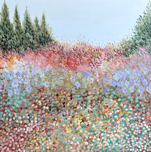 Garden of Eden di Theo Papathomas, Pittura in vendita su Singulart