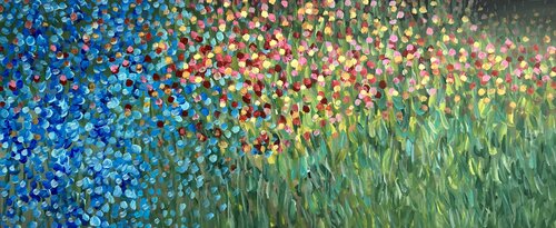 Wildflowers di Theo Papathomas, Pittura in vendita su Singulart