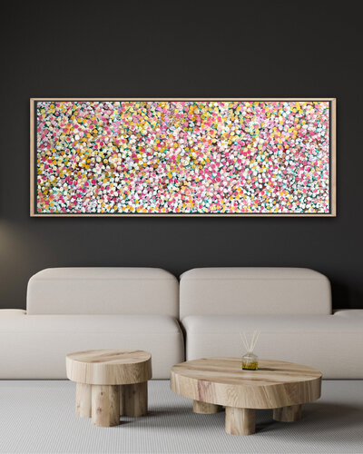 Weeping Orchid Petals van Theo Papathomas, Schilderij te koop op Singulart