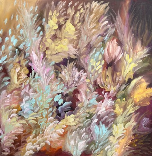 Magical Garden van Theo Papathomas, Schilderij te koop op Singulart