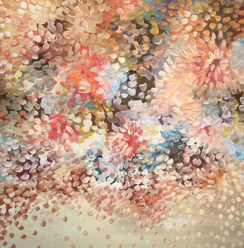 Chasing colours of the Rainbow van Theo Papathomas, Schilderij te koop op Singulart