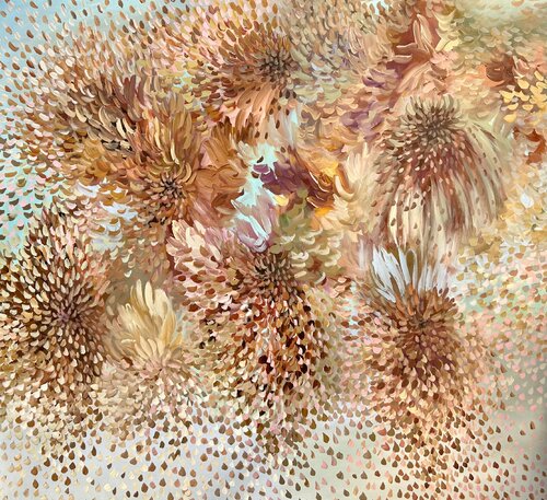 Beauty of Fireworks by Theo Papathomas, Painting for Sale on Singulart