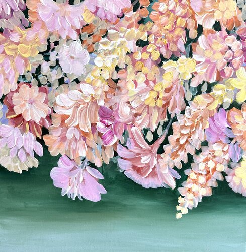 Garden of Spring by Theo Papathomas, 油畫 for Sale on Singulart