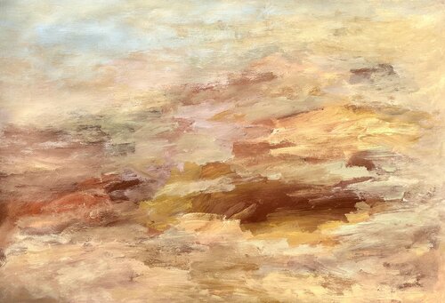 Golden Land van Theo Papathomas, Schilderij te koop op Singulart