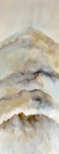 Majestic Mountains by Theo Papathomas, 油畫 for Sale on Singulart