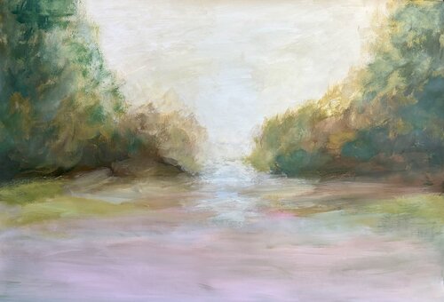 Misty Horizon by Theo Papathomas, 油畫 for Sale on Singulart