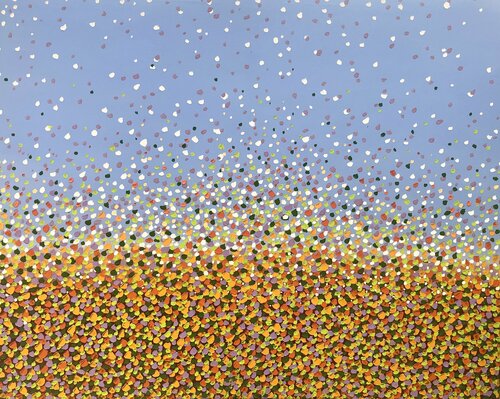 Field of Sunflowers by Theo Papathomas, 油畫 for Sale on Singulart