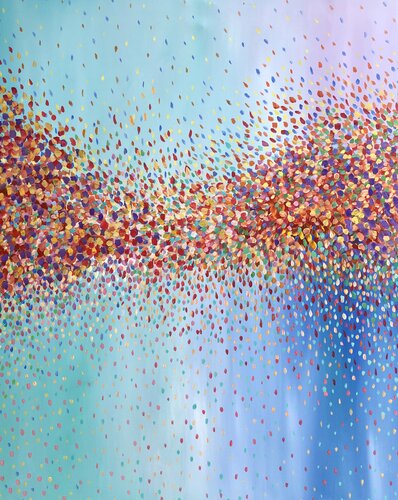 Rainbow Melody by Theo Papathomas, 油畫 for Sale on Singulart