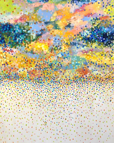 Clouds of Petals van Theo Papathomas, Schilderij te koop op Singulart