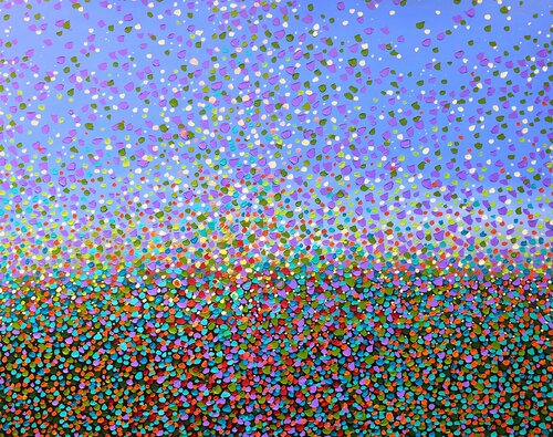 Field of Petals di Theo Papathomas, Pittura in vendita su Singulart