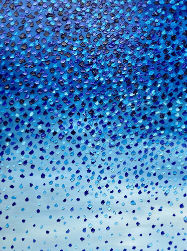 True Blue di Theo Papathomas, Pittura in vendita su Singulart