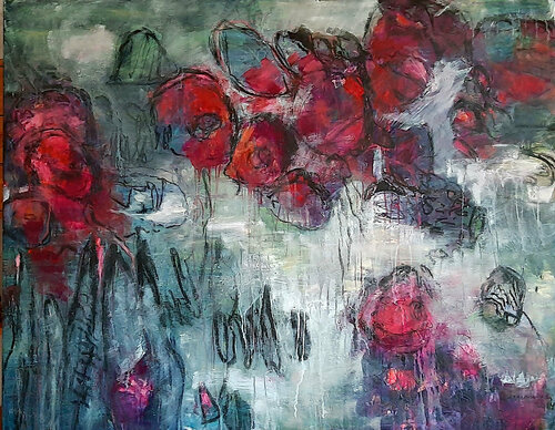 where have all the flowers gone von Hanne Karch, Malerei kaufen auf Singulart