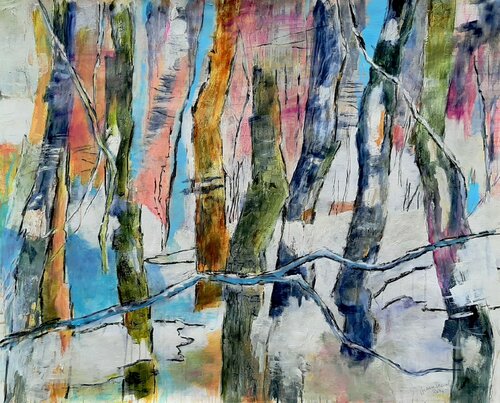 ein wintermärchen von Hanne Karch, Malerei kaufen auf Singulart