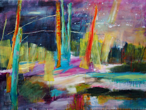 carnival of trees von Hanne Karch, Malerei kaufen auf Singulart