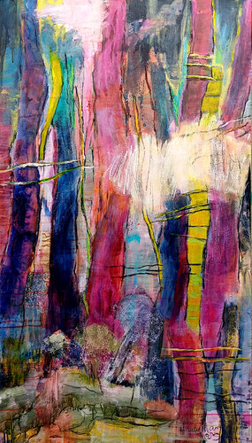 forest dreams von Hanne Karch, Malerei kaufen auf Singulart