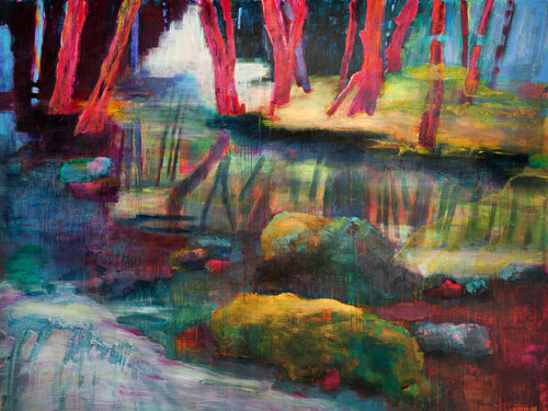 white rabbit von Hanne Karch, Malerei kaufen auf Singulart