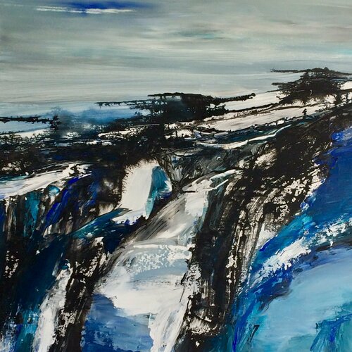 Abstaction  Paysage von Cécile Windeck, Malerei kaufen auf Singulart