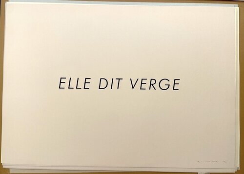 Elle dit verge von Jérôme Conscience, Druck kaufen auf Singulart