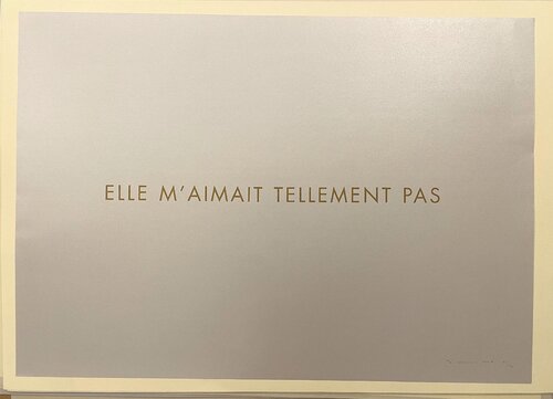 Elle m'aimait tellement pas de Jérôme Conscience, Impresión a la venta en Singulart