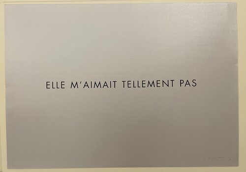 Elle m'aimait tellement pas von Jérôme Conscience, Druck kaufen auf Singulart