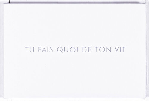 tu fais quoi de ton vit van Jérôme Conscience, Schilderij te koop op Singulart