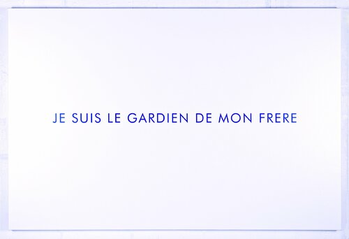 je suis le gardien de mon frère by Jérôme Conscience, Painting for Sale on Singulart
