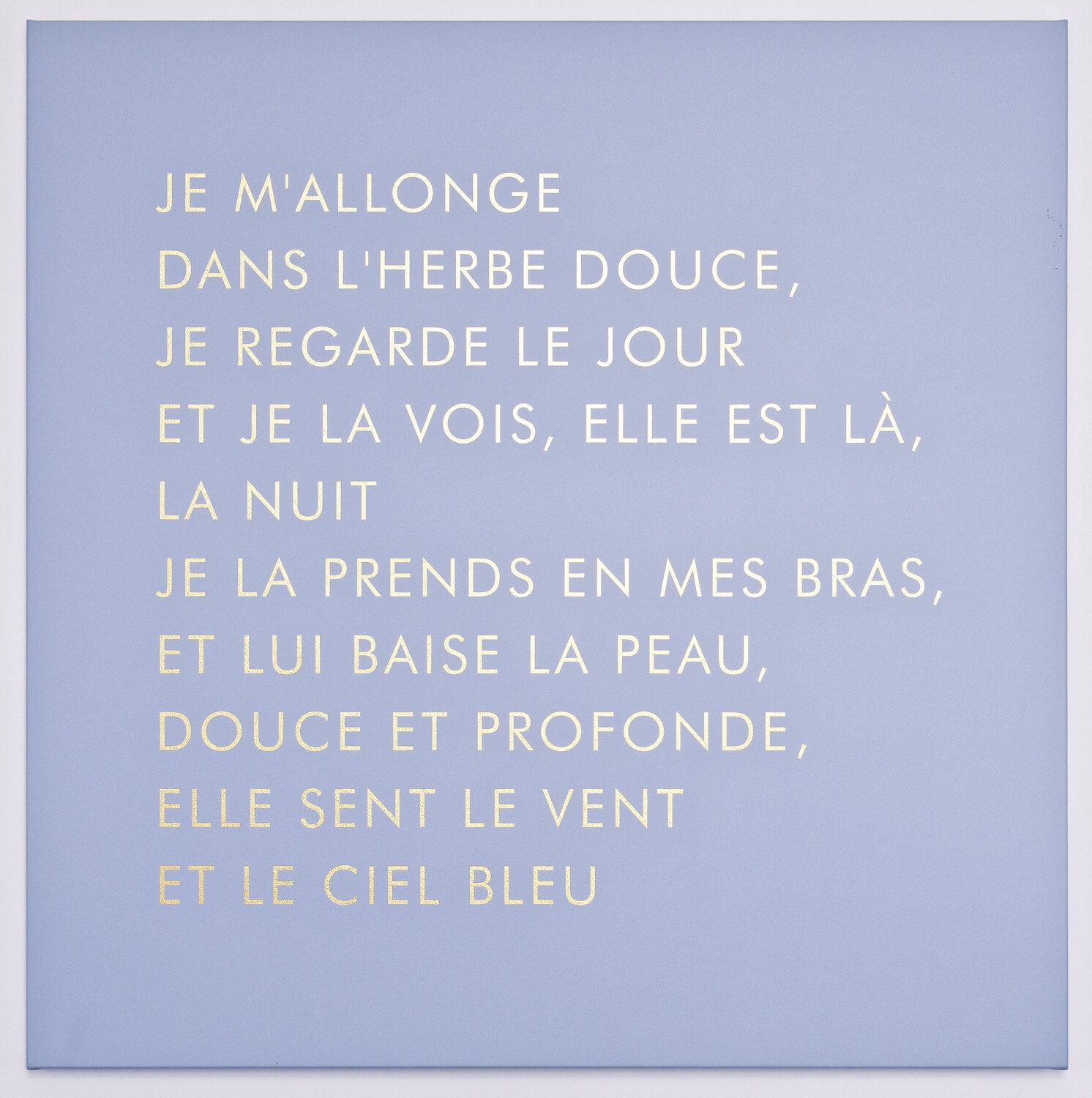 Je m'allonge ... Jérôme Conscience