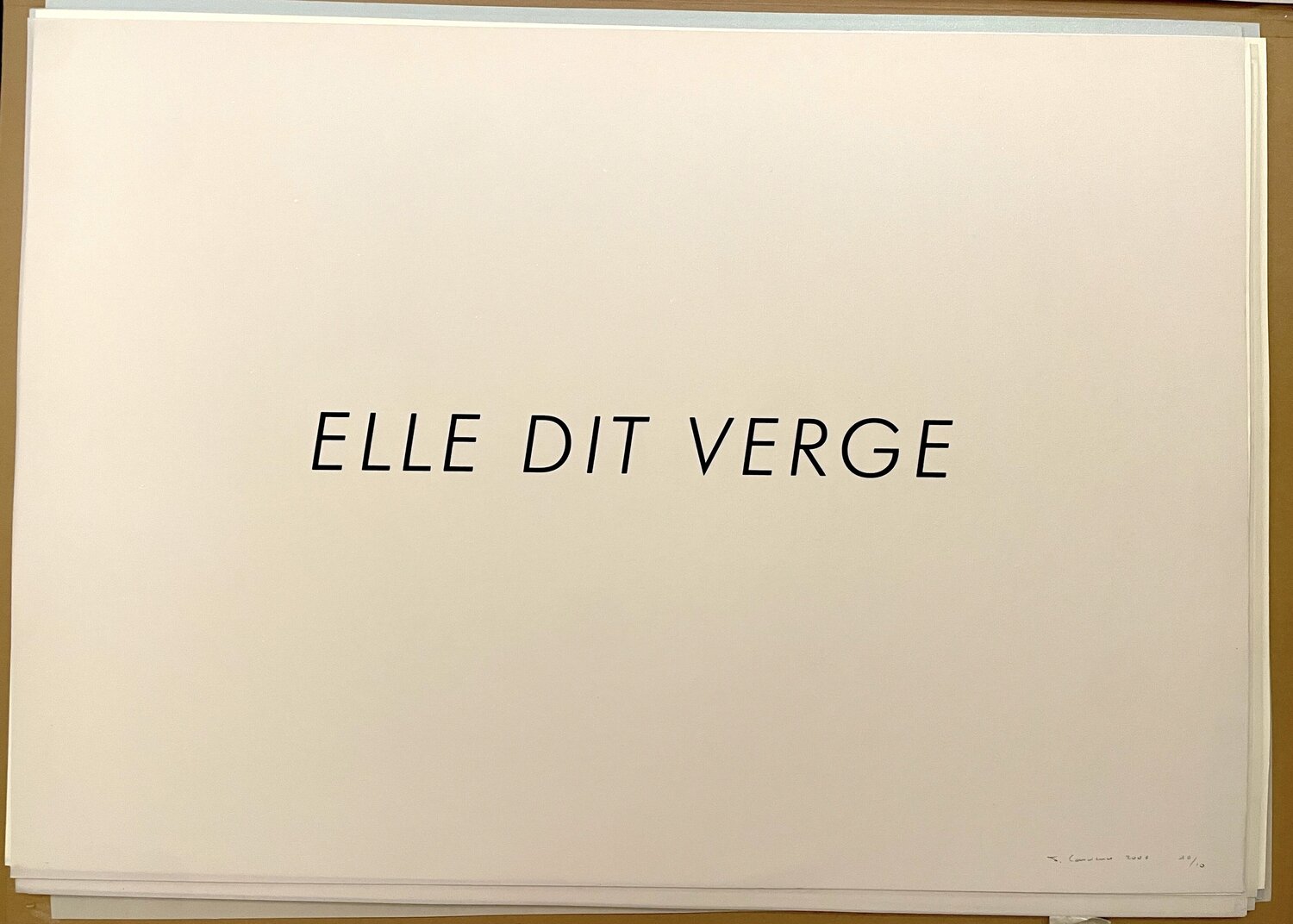 Elle dit verge Jérôme Conscience