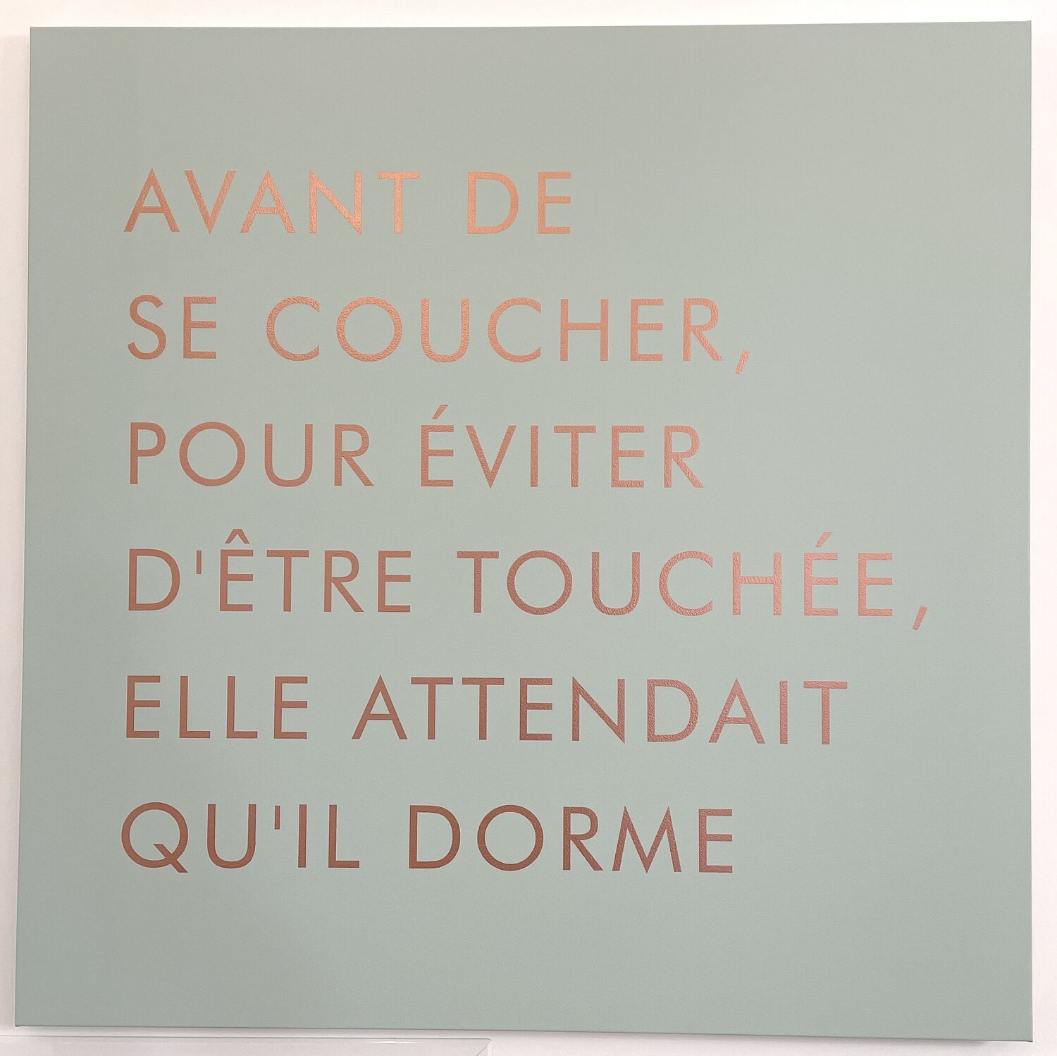 Avant de se coucher Jérôme Conscience