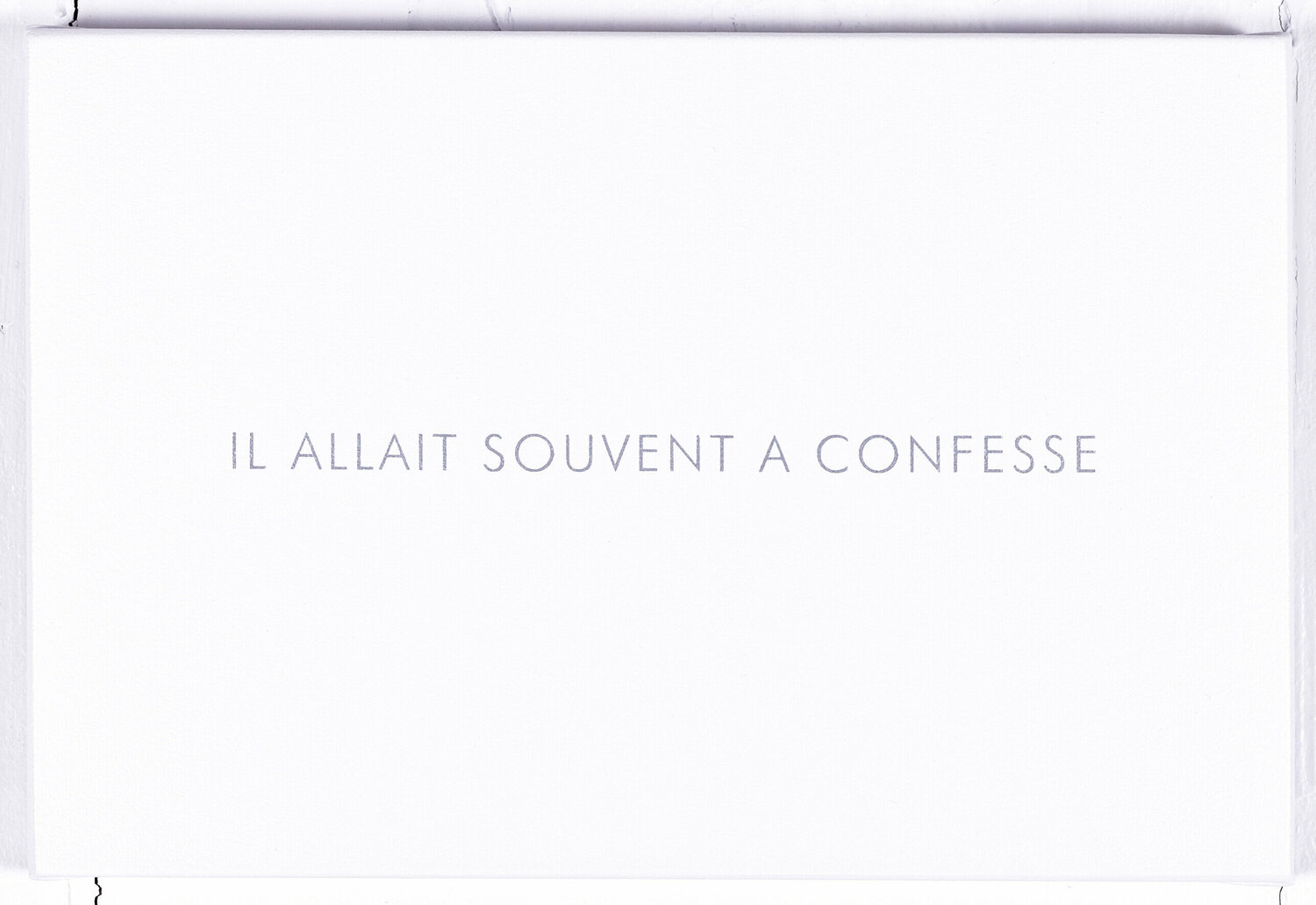 il allait souvent à confesse Jérôme Conscience