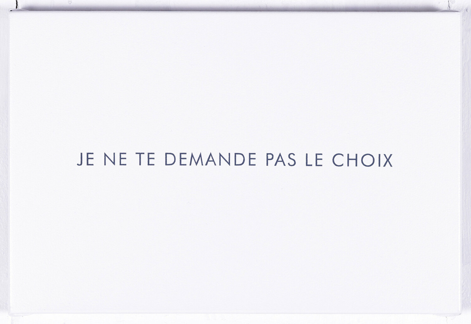 je ne te demande pas le choix Jérôme Conscience