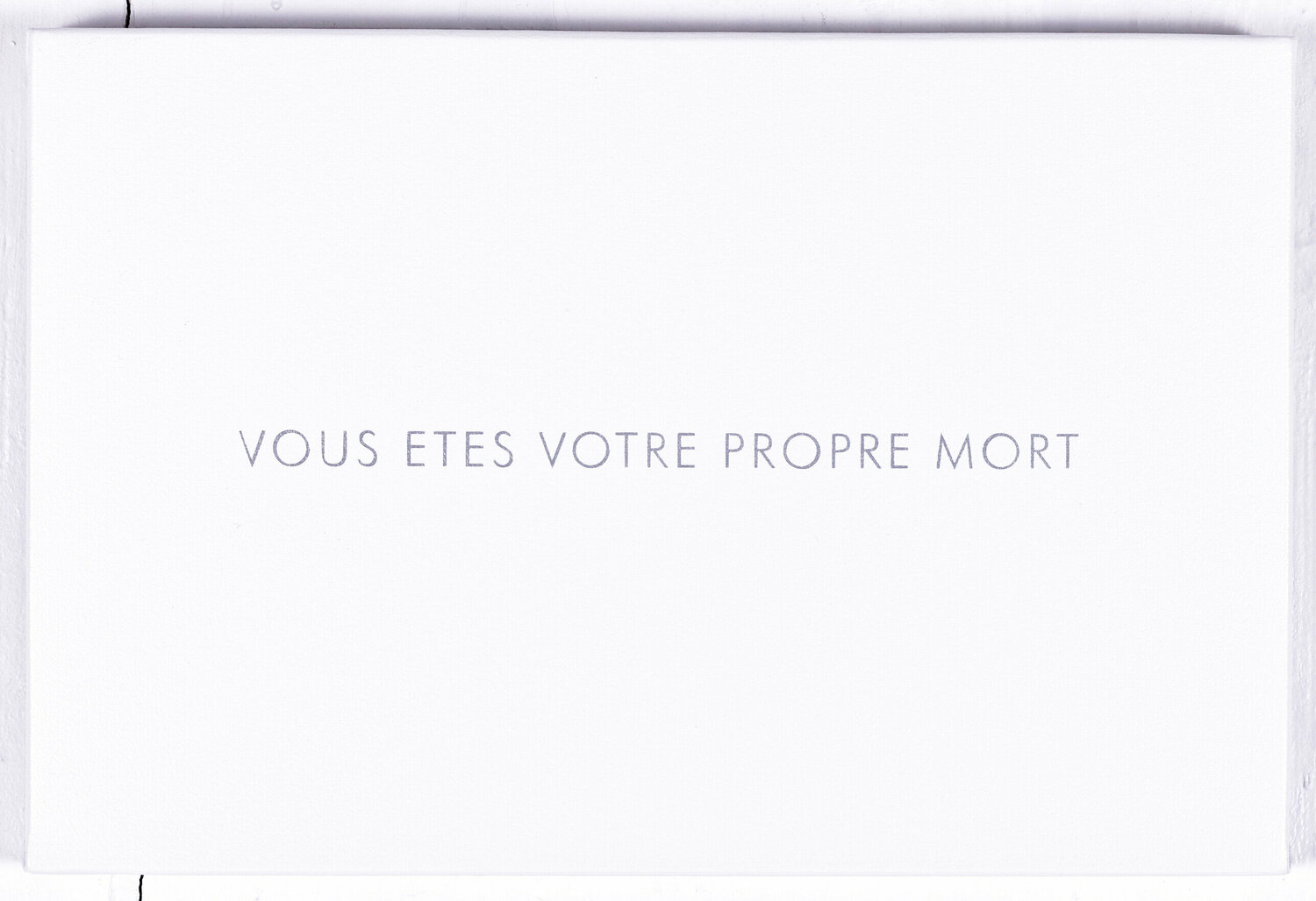 vous êtes votre propre mort Jérôme Conscience