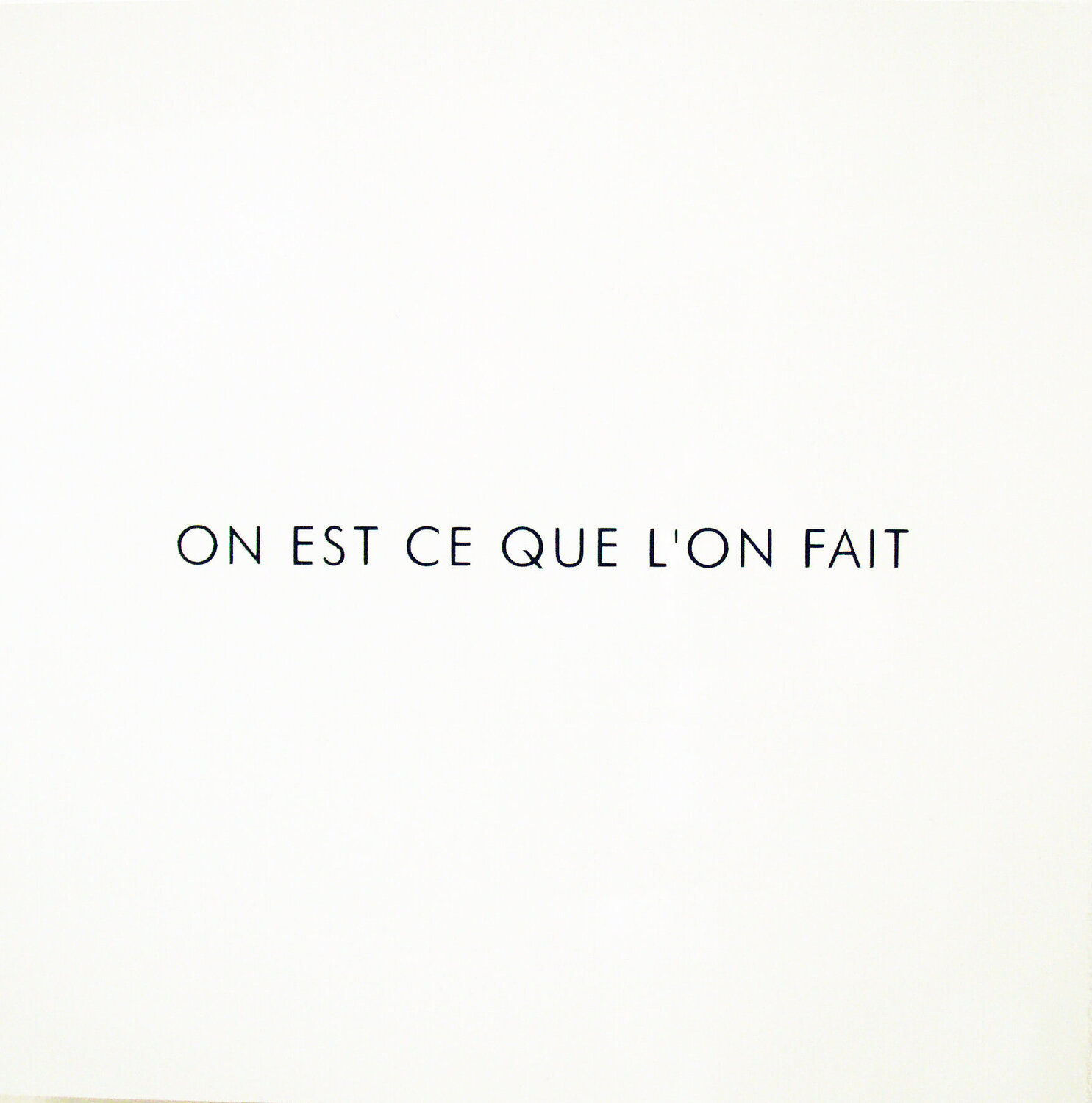 on est ce que l'on fait Jérôme Conscience Originalgemälde zu verkaufen