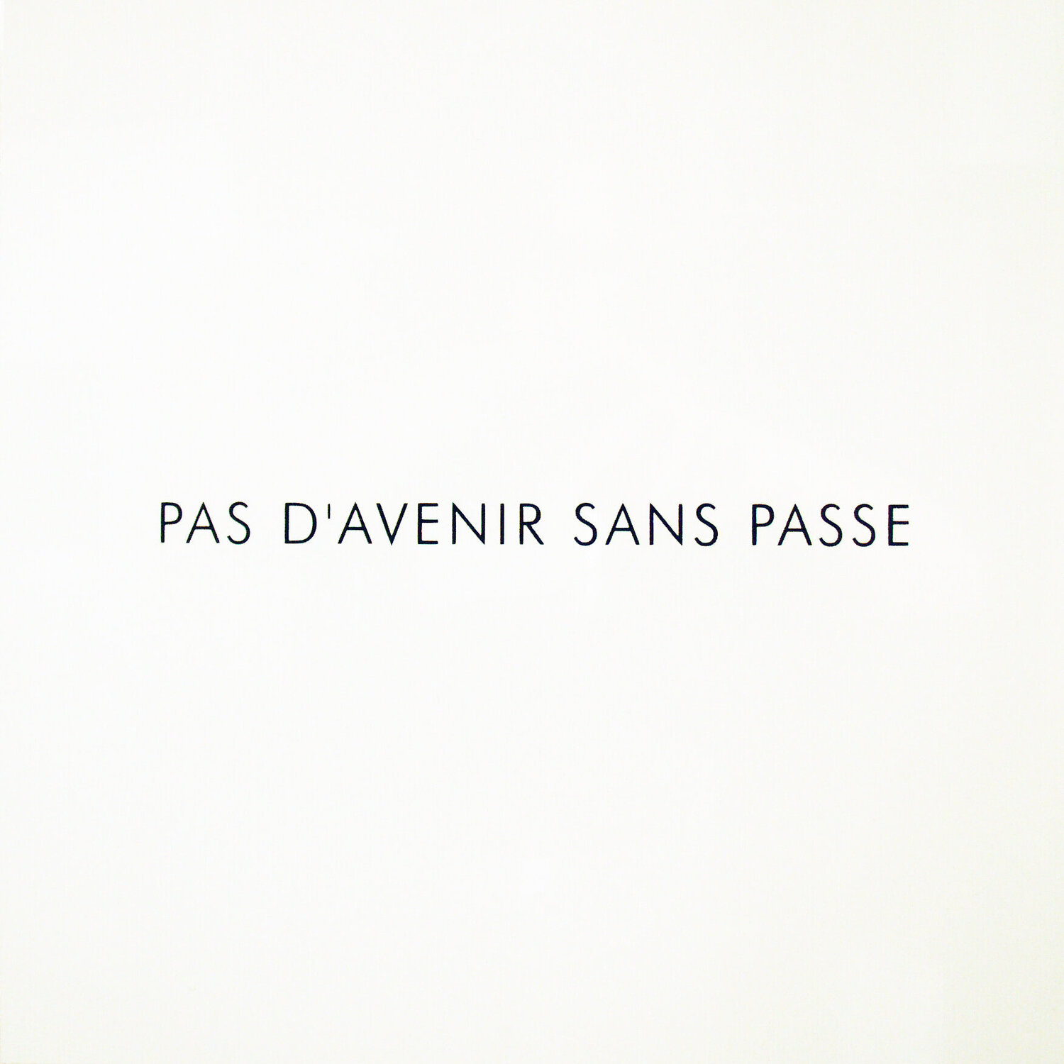 pas d'avenir sans passé Jérôme Conscience