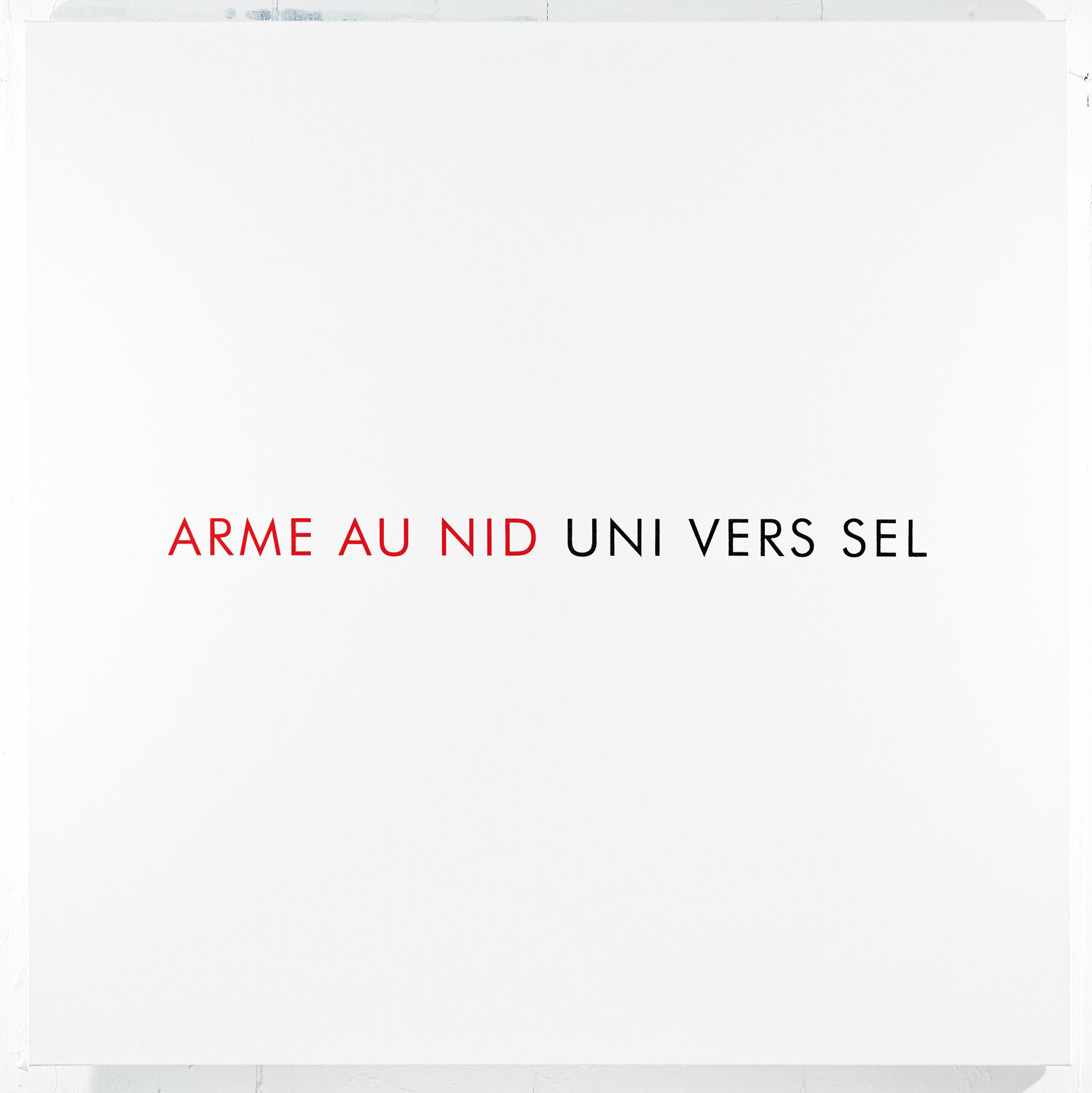 arme au nid uni vers sel Jérôme Conscience