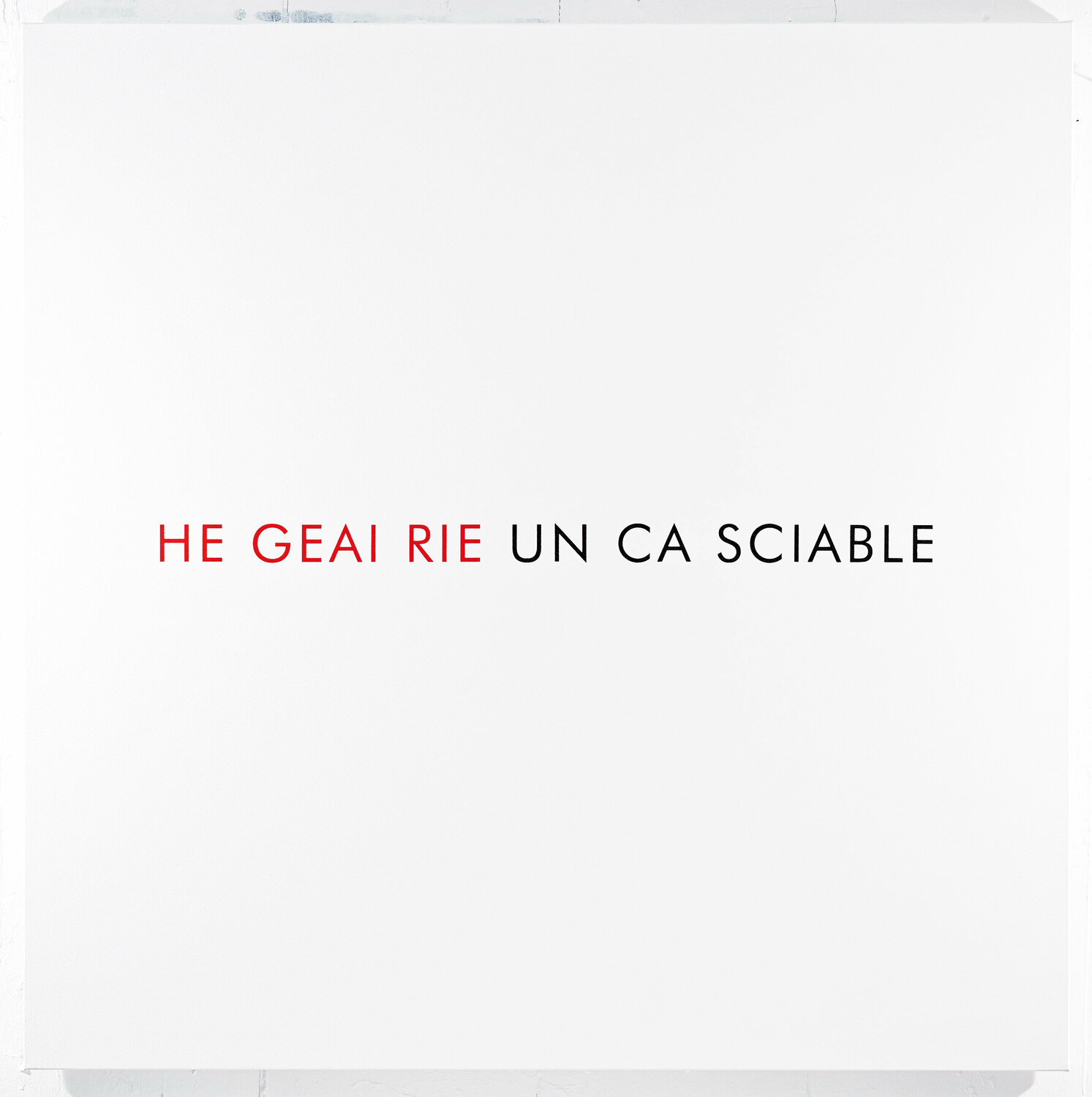 hé geai rie un ça sciable Jérôme Conscience