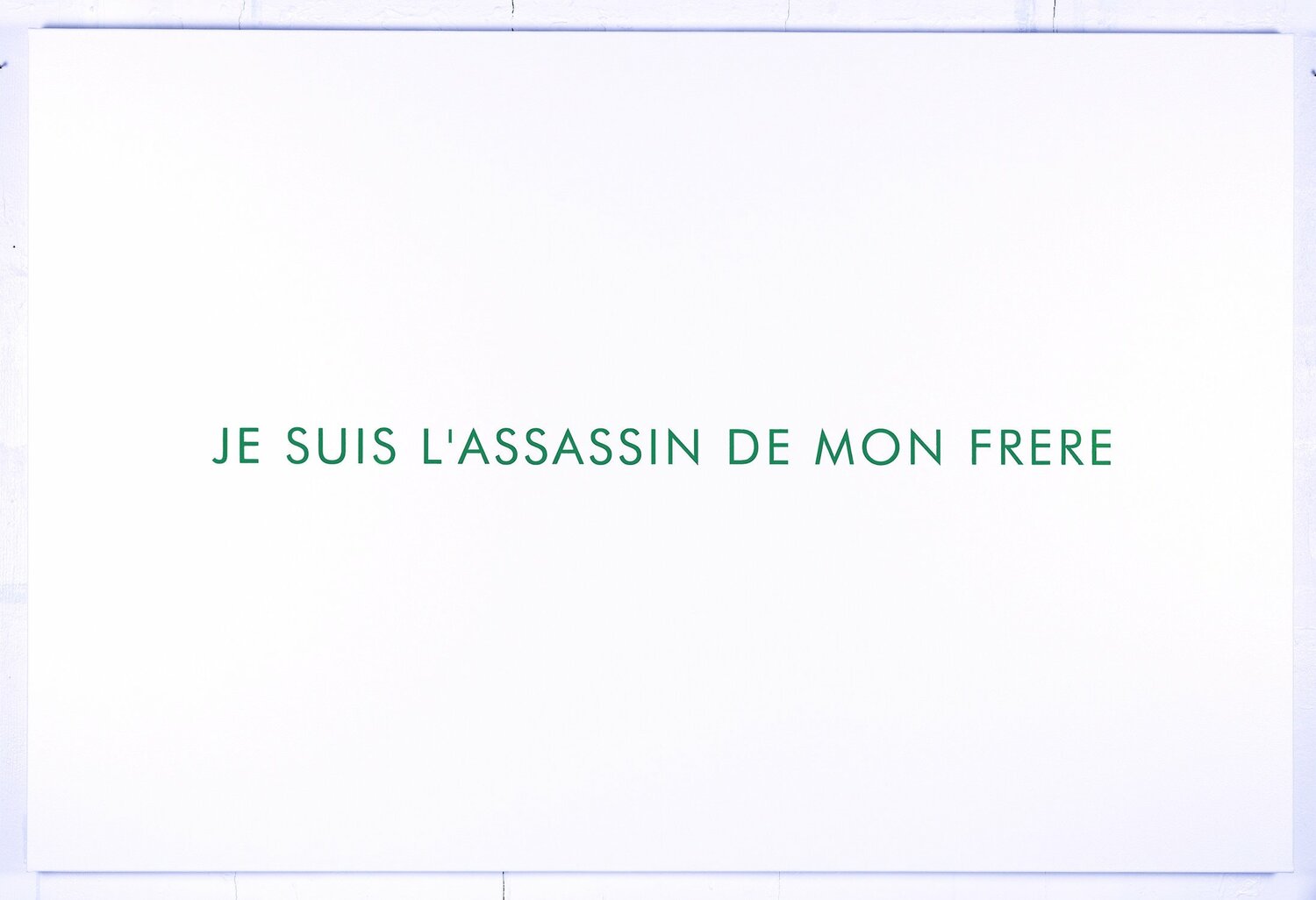 Je suis l'assassin de mon frère Jérôme Conscience Originalgemälde zu verkaufen